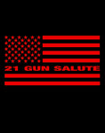 21 Gun Salute "U.S. Flag" Vinyl Decal