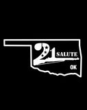 21 Gun Salute "OK" Decal